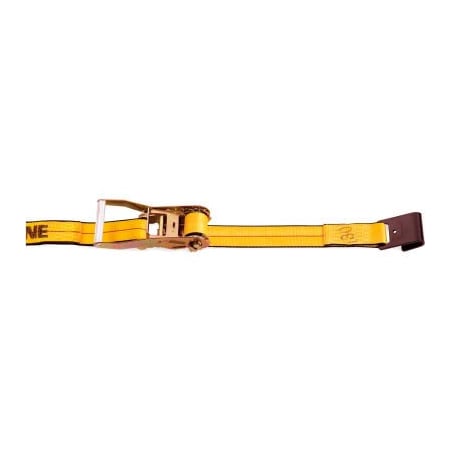 Kinedyne Kinedyne Ratchet Strap with Flat Hook - 27' x 2" Gold 572720
